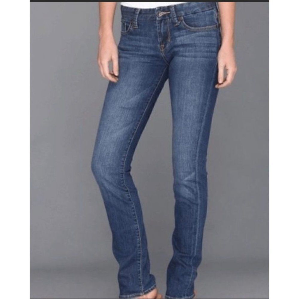 Lucky Brand Midnight Lola Straight Jeans Size 28